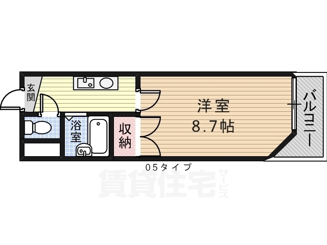 メゾン白鷺の間取り