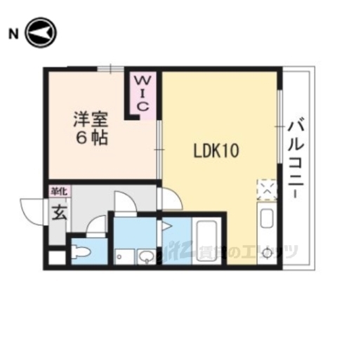 【京都市上京区笹屋町１丁目のマンションの間取り】