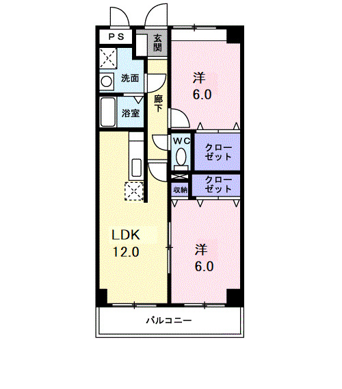 リバーサイドさくらIIの間取り