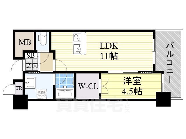 【ヴェルドゥール南茨木の間取り】