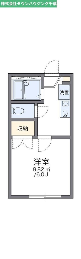 佐倉市上座のアパートの間取り