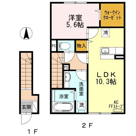 リヴェールの間取り