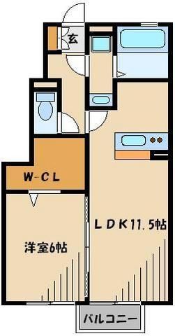 さいたま市緑区大字三室のアパートの間取り