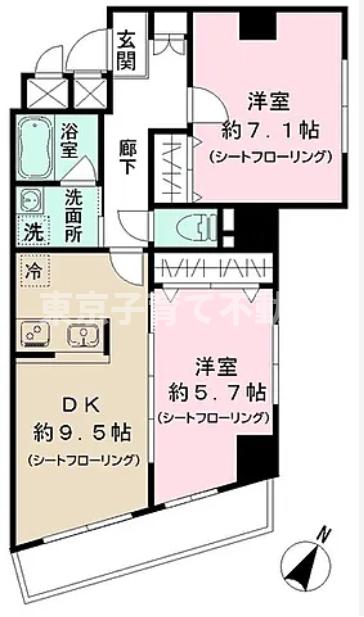 ブールバード白山の間取り