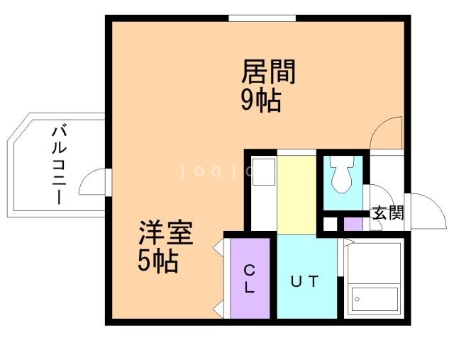 札幌市中央区南二条東のマンションの間取り