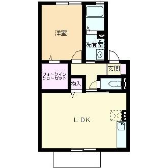 アイネヴェルト　Ｂ棟の間取り