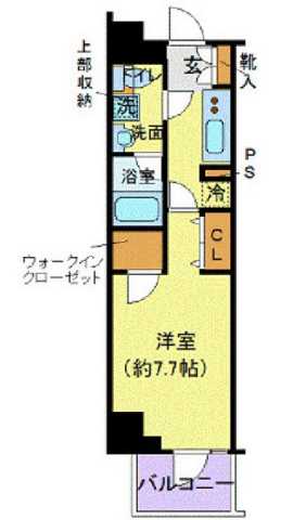 千代田区神田三崎町のマンションの間取り