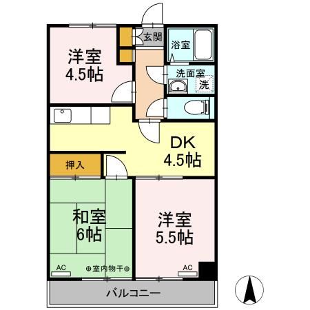 ウィルヴィラージュIの間取り