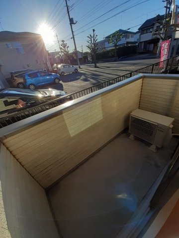 バルコニー　落ち着いた時間を過ごせるバルコニーです