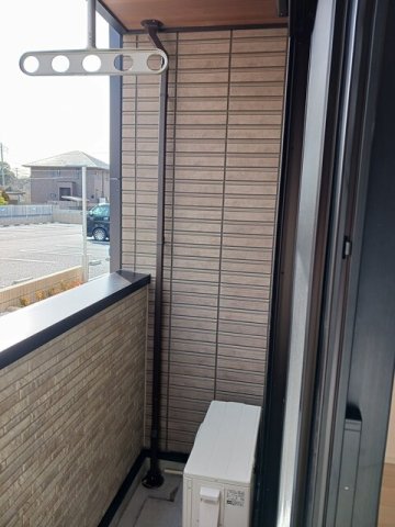 バルコニー　落ち着いた時間を過ごせるバルコニーです