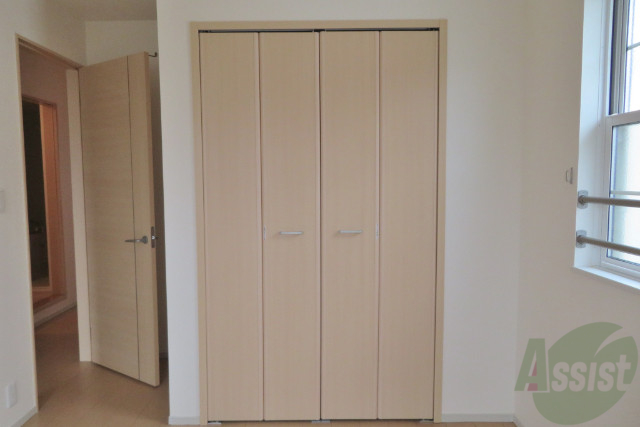 収納　全室にクローゼットがあるので荷物が沢山あっても安心ですね。