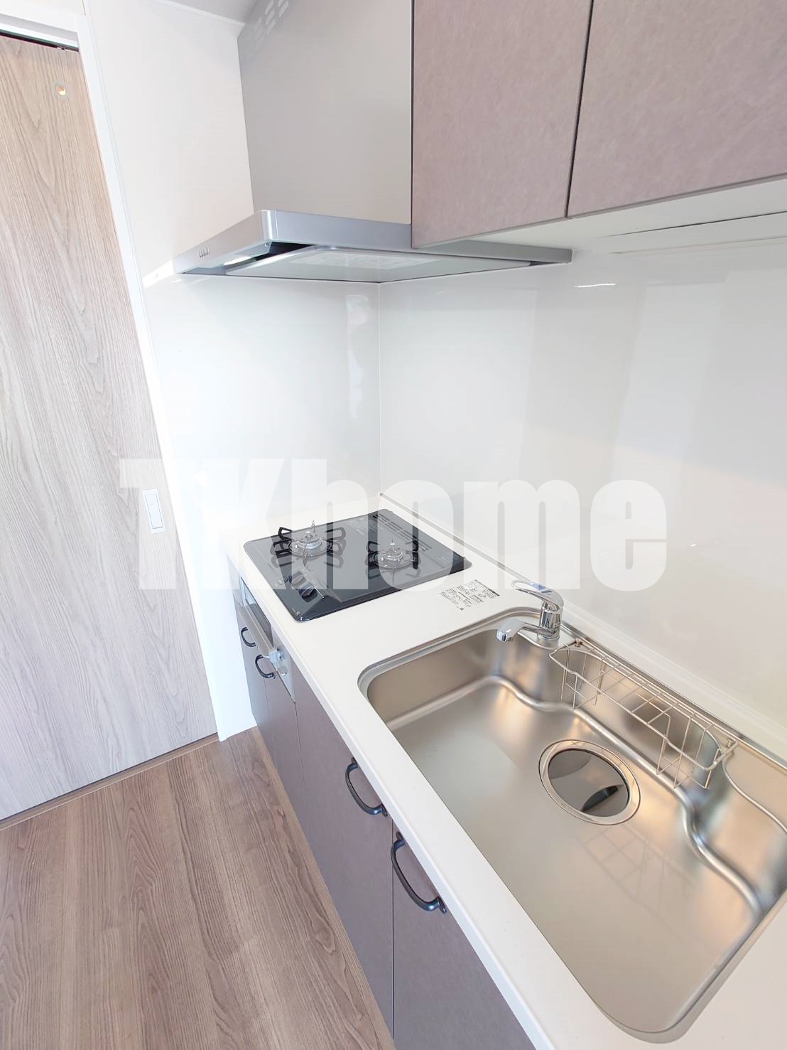 キッチン　2口ガスキッチン付き