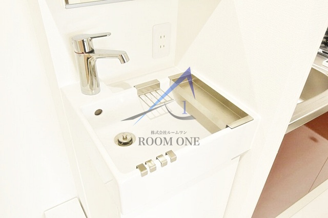 洗面設備　洗面台です。