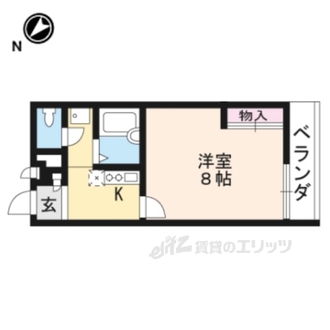 レオパレスEfini1の間取り写真