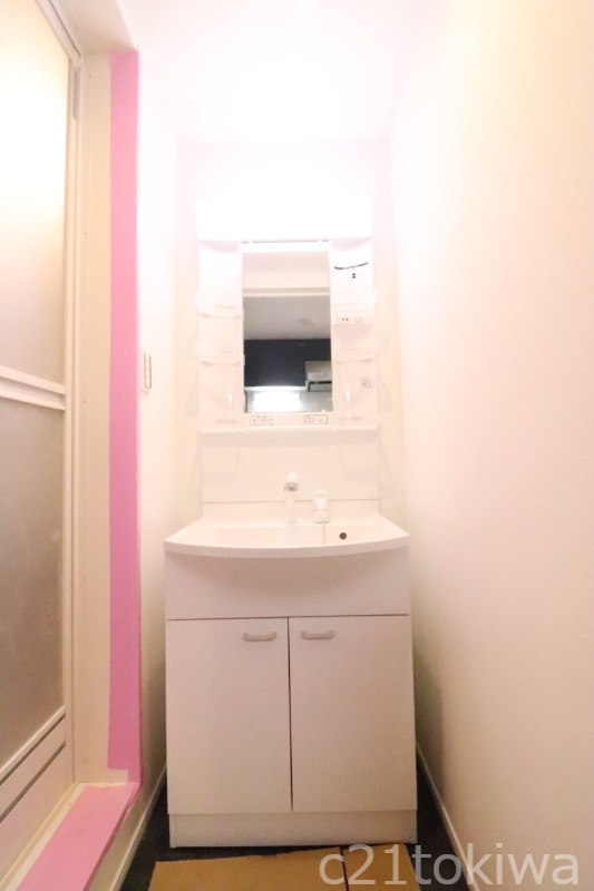 洗面設備　※同建物別部屋写真です