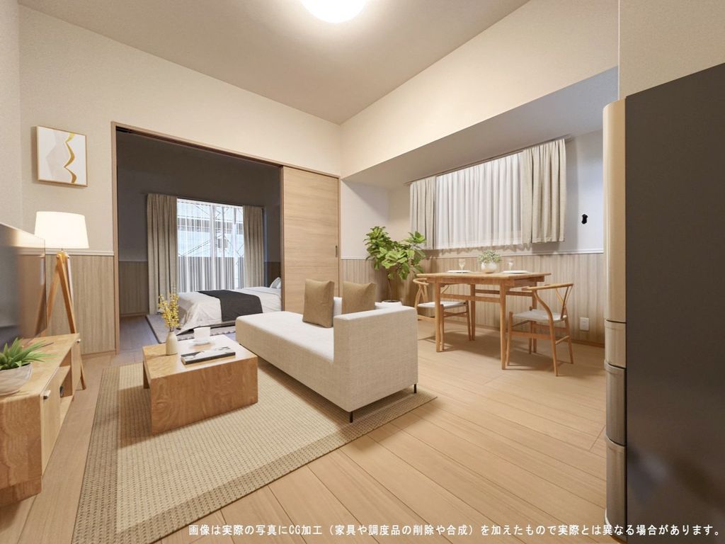 居室・リビング　※一部の画像は実際の写真に家具や調度品をCG合成したものです