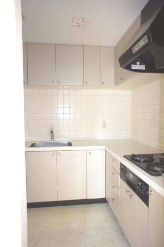 キッチン　お洒落なL字型キッチンです。