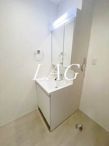 洗面設備　洗面台です。