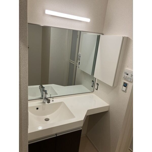 洗面設備　同物件別部屋です。