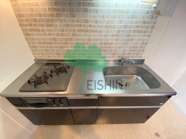 キッチン　シンプルな清潔感のあるキッチンです！