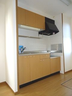 キッチン　写真は101号室です。（参考）