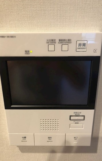セキュリティ　☆モニター付きインターホン☆