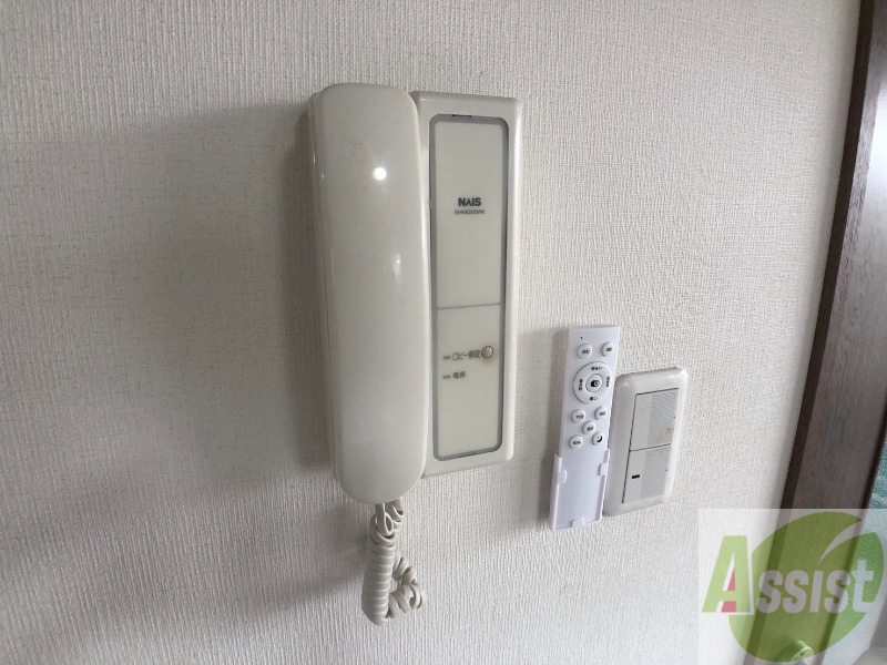 セキュリティ　来客時にはこちらのチャイムが鳴りますよ。