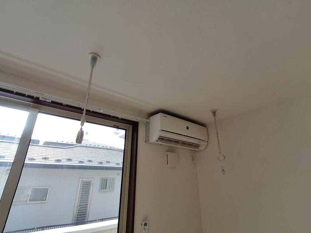 その他設備　室内物干し