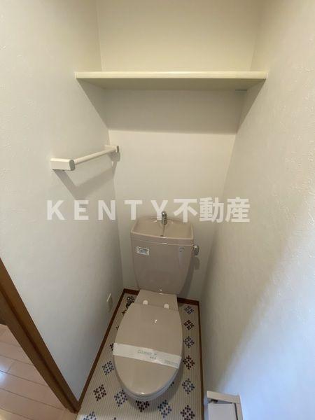 トイレ　ゆったりとした空間のトイレです