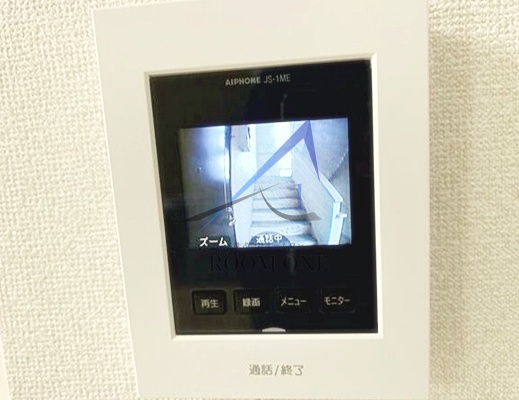 セキュリティ　モニター付きインターホンです。