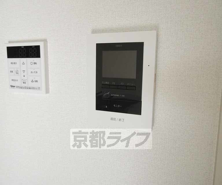 セキュリティ　モニター付きで安心です