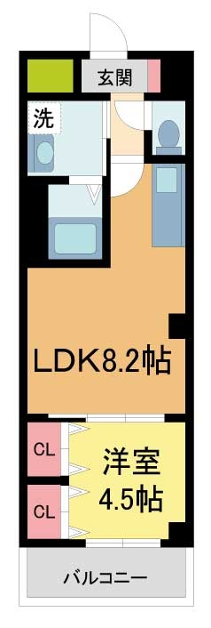 山本東3丁目新築店舗付アパートの間取り写真
