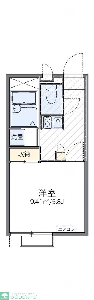レオパレスフォレストの間取り写真
