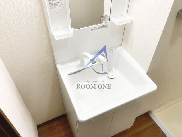 洗面設備　洗面台です。