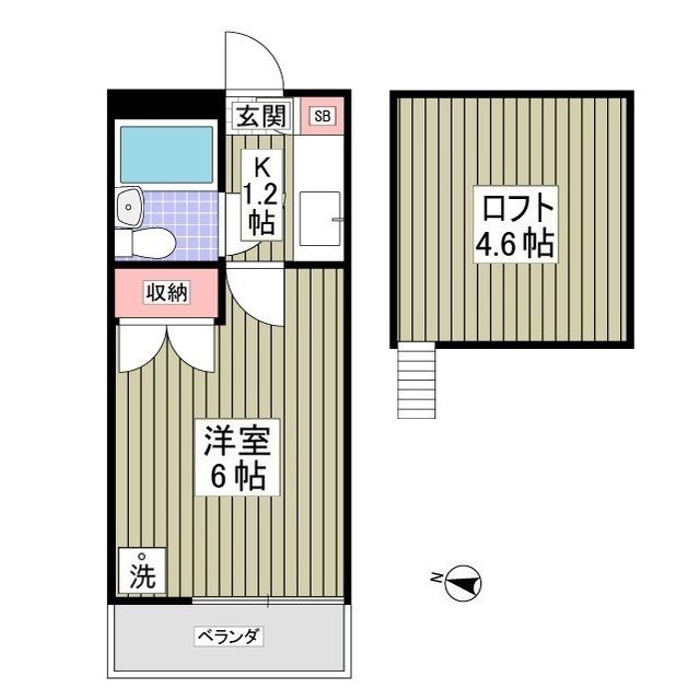 カルミアの間取り写真