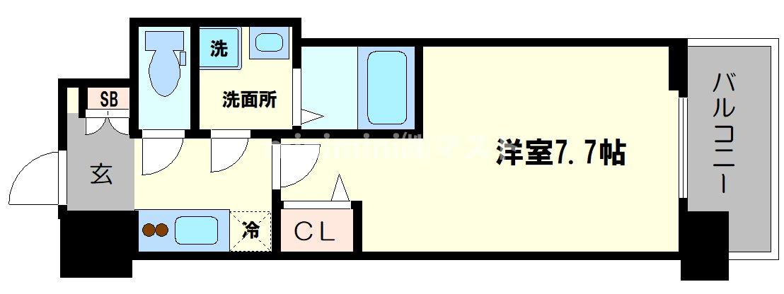 スプランディッド難波IIIの間取り写真