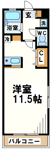 ヴィララックルジューンの間取り写真