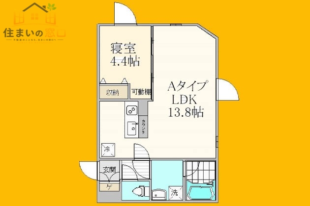 グランピア東中野駅前の間取り写真