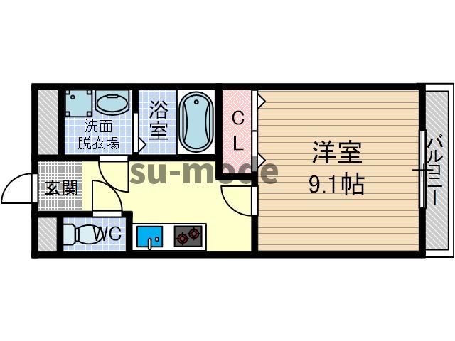 ヴェルジェの間取り写真