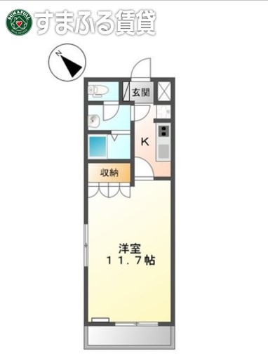 サンハイツ城山の間取り写真