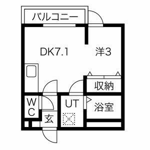 メリディアンなないろの里 弐番館の間取り写真
