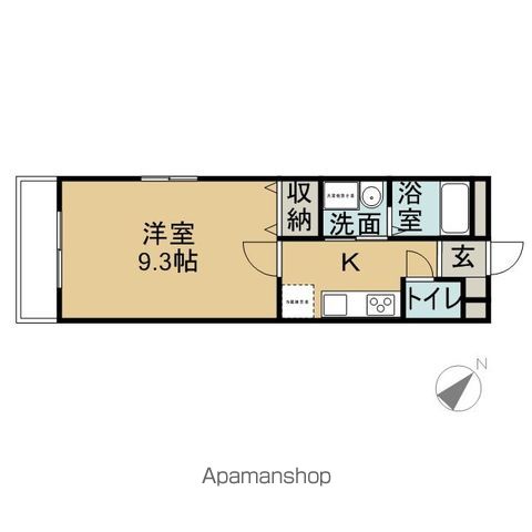 名鉄三河線 碧南駅 徒歩8分 2階建 築20年の間取り写真