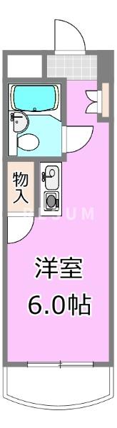 ＪＲ総武線 西千葉駅 徒歩2分 5階建 築39年の間取り写真