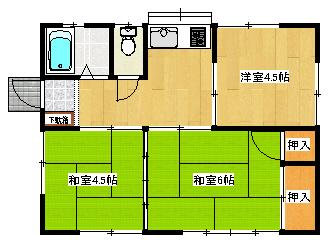 【鳳栄荘の間取り】