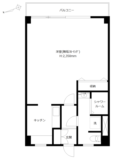 原宿グリーンハイツの間取り