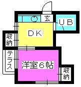 サンライズ梅光園の間取り