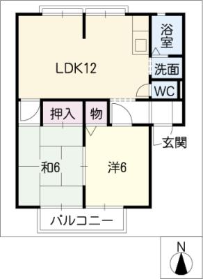 サンビレッジ鷹丘の間取り