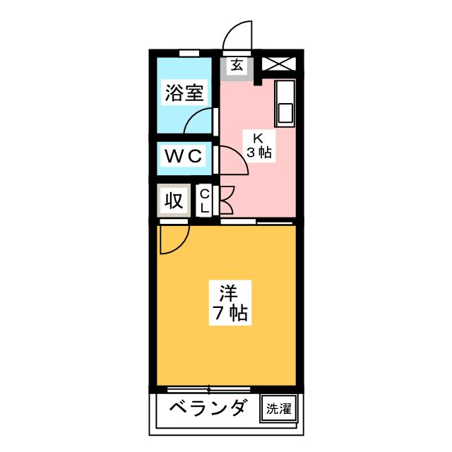 【江川マンションの間取り】