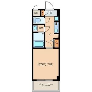 地下鉄東山線 本陣駅 徒歩3分 4階建 築18年の間取り写真
