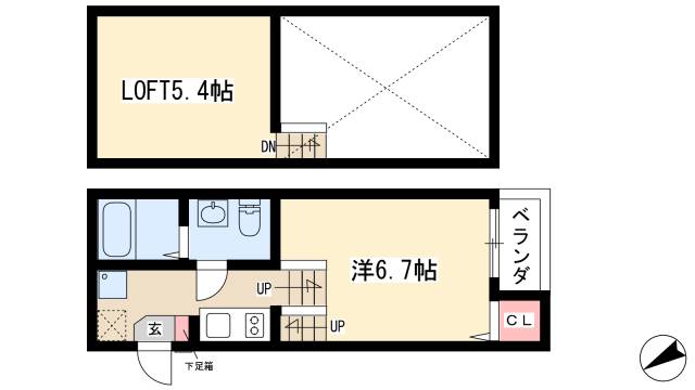 Lino　holomua壱番館の間取り